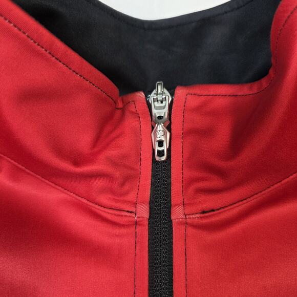 PEARL IZUMI Elite Cycling Soft Shell LTD Red/Black Mens Large Zip Pocket - Picture 6 of 13